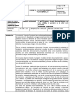 Proyecto Pedagógico de Prevención de La Drogadicción y Riesgos Socioemocionales. Actual