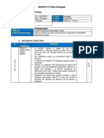 Sesión de Gramática - 6to Grado - Planos Del Lenguaje