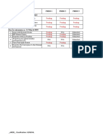 Working Paper On Monthly Status Report