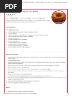 Bolo de Banana Integral Com Aveia: Ingredientes