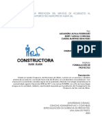 INFORME - FORMULACION - DE - PROYECTOS - Trabajo Final