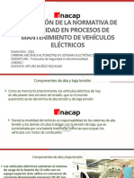 Aplicación de La Normativa de Seguridad en Procesos de Mantenimiento de Vehículos Eléctricos