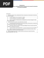 Orientaciones Protección A Niñas, Niños y Adolescentes Frente A Situaciones de Vulneración de Derechos en Los Entornos Familiares