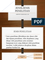 Jenis-Jenis Penelitian