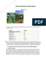 Evidencia Documento Escrito Elaborar Plan de Fertilizacion Agroecologica