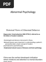 Abnormal Psych CH 1 & 2