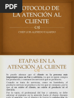 Protocolo de La Atención Al Cliente