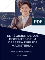 Regimen de Los Docentes