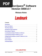 DecisionSpace Software Version 5000.0.1 Release Notes