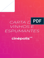 Carta Vinhos e Espumantes Cinepolis