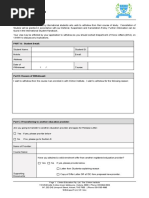 Clinton Institute Student Withdrawal Form