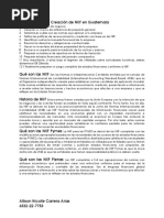 Procesos para La Creación de NIIF en Guatemala