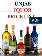 Liquor Prices in Punjab