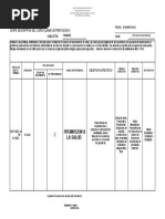 Promocion A La Salud.: Carta Descriptiva Del Curso (Lineas Estrategicas) Semestre