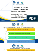 Penjelasan Mata Kuliah Pemantapan Kemampuan Profesional (PKP)