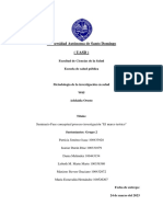 Universidad Autónoma de Santo Domingo (Uasd) : Facultad de Ciencias de La Salud Escuela de Salud Pública