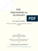 Theosophical Glossary