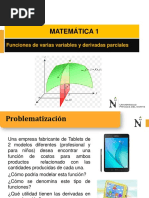 Matemática 1: Funciones de Varias Variables y Derivadas Parciales