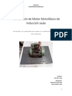 Mantención de Motor Monofásico de Inducción