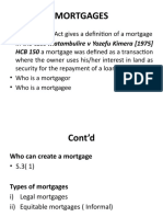 Mortgages: HCB 150 A Mortgage Was Defined As A Transaction