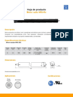 Fixcha Tecnica de Motores Tube by Somfy