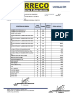 Cotizacion Ferreco