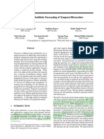 Coherent Probabilistic Forecasting of Temporal Hierarchies