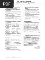 HighNote2 Unit Language Test Unit10 GroupA