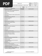 Sso-Cl-002 Check List Arnés de Seguridad y Linea de Vida