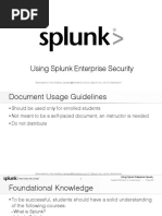 Using Splunk Enterprise Security 7.0