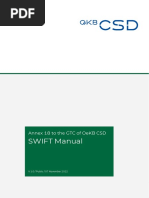 Annex 18 SWIFT Manual