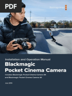 Blackmagic Pocket Cinema Camera Manual