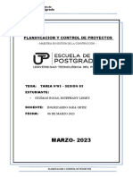 TAREA #03 Planificacion