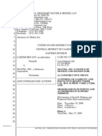 Motion For PI Under Californa Law