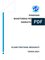 Panduan Monitoring Penilaian Indikator Mutu: Klinik Pratama Menganti TAHUN 2021