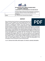 2022 - Top 3 - Predictive Effect of Business Permit Modalities On Selected Economic Indicators Among The Municipalities in The Philippines