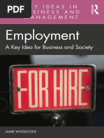 Employment: A Key Idea For Business and Society-Routledge (2023)