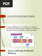 Facilitated Diffusion