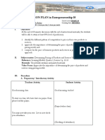 Detailed Lesson Plan in Teaching Entrepreneurship 10 mENDEL