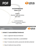 Sustentabilidad Clases 5 A 8: EIN8307 Docente: Paula Barrientos Abril 2023