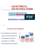 Co-4:Electrical Properties of Insulators Session 1