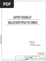 PL419358 - R0 - Support Drawing of Smaller Bore Piping For Common