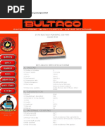 Bultaco Specs MK4 250cc