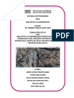 Trabajo de Identificacion de Vulnerabilidades en El Distrito de Lircay