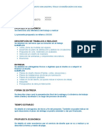 Formato de Presupuesto de Diseño