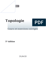 Topologie: Cours Et Exercices Corrigés