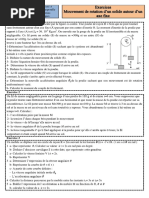 Exercices 3 Mouvement de Rotation Autour D'un Axe Fixe