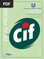 Cif Cream Cleaner of Hul: Prepared by Indrajit Sarkar