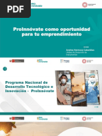 Andrea Hermoza Proinnóvate Desarrollo de Emprendedore