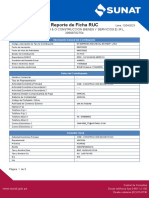 Reporte de Ficha RUC: La Ponderosa H & O Construccion Bienes Y Servicios E.I.R.L. 20609702754